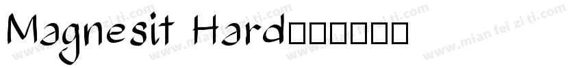 Magnesit Hard字体转换